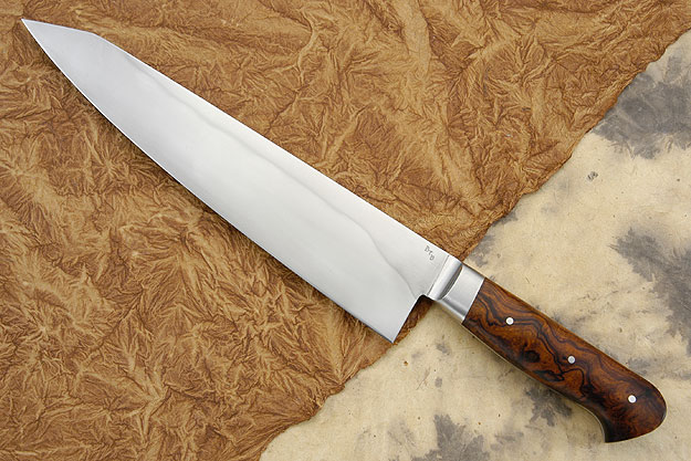 Chef's Knife (Kiritsuke Style Gyuto) with Ironwood (9 3/4
