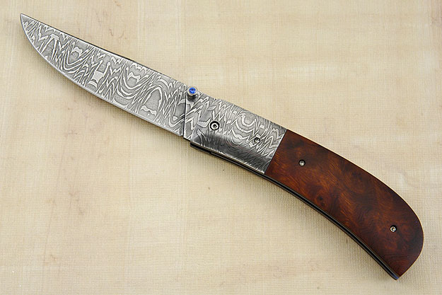 Ironwood Gent with Ws Pattern Damascus