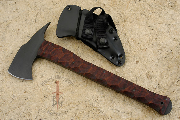 Combat Axe with Sculpted Maple Handle