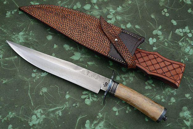 Forge Finish Hamon Bowie with Oosic
