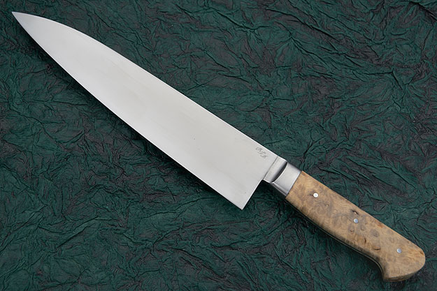 Chef's Knife (Gyuto) with Myrtlewood Burl (9-3/4