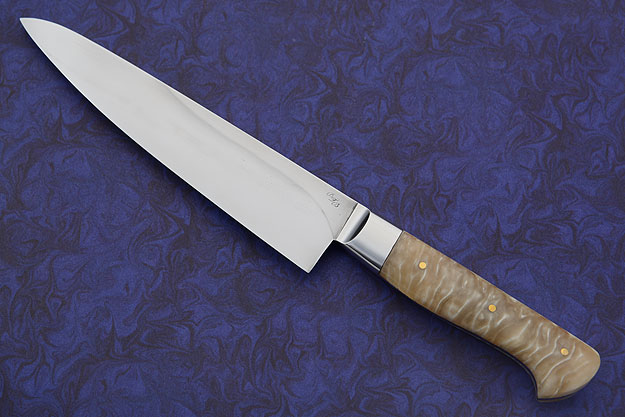 Utility Knife (Petit Gyuto) with Muskox Horn (6