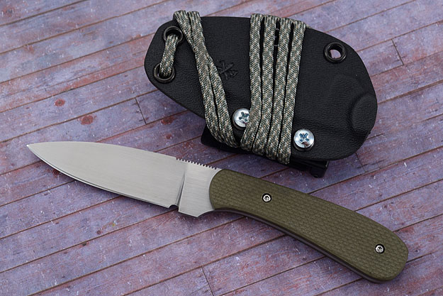 Small Practical EDC with Textured Olive G10