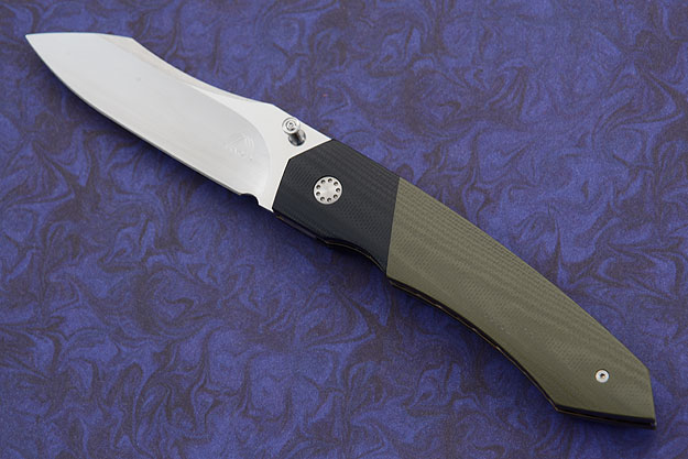 Tactical Folder with OD Green and Black G10