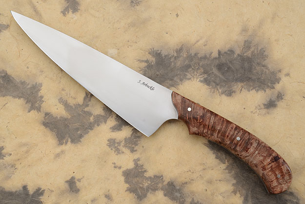 Chef's Knife with Maple Burl (7-1/4 in)