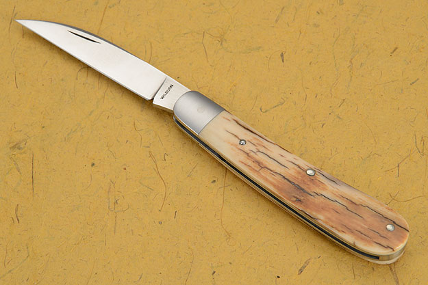 Swayback Slip Joint Folder with Mammoth Ivory