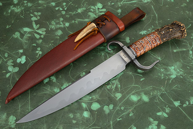 Colorado Camp Knife with Stag Crown