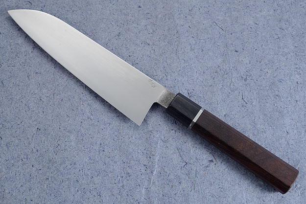Chef's Knife (Santoku) with Macassar Ebony (7-1/8