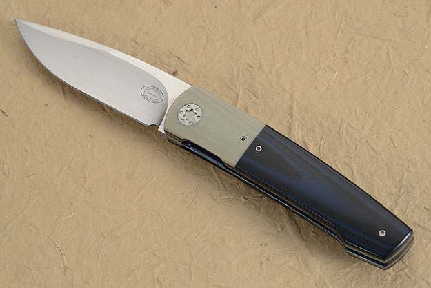 LL14 Front Flipper with Blue/Black and Tan G10 (IKBS)