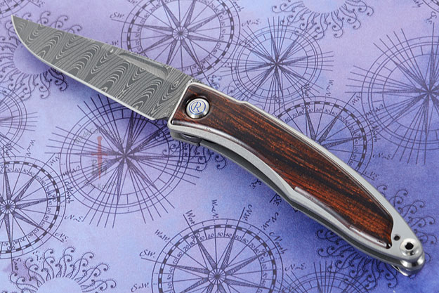 Mnandi with Cocobolo and Ladder Damascus