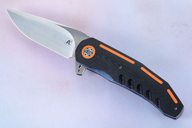 A3 Flipper with Black and Orange G10