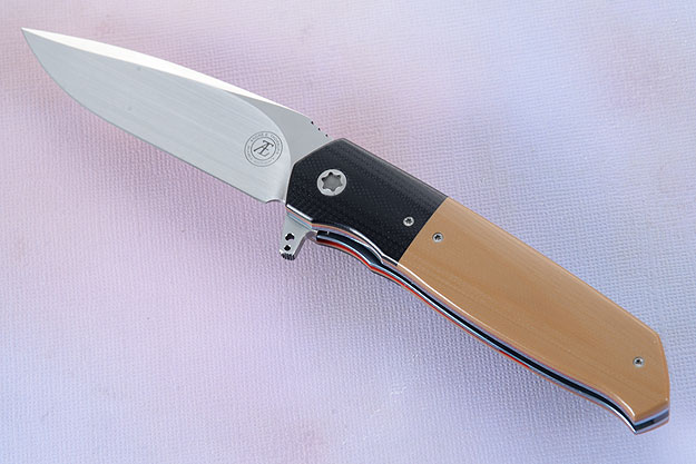 L36S Flipper with Coyote Brown and Black G10 (IKBS)