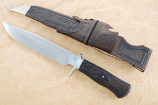 Carved Blackwood Hamon Fighter