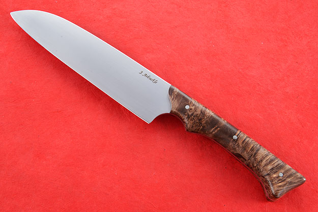 Chef's Knife - Santoku - (6-1/8 in.) with Buckeye Burl