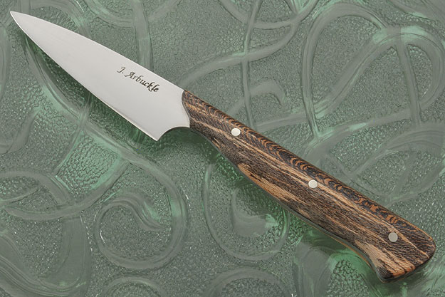 Paring Knife (3 in.) with Snake Skin Sycamore