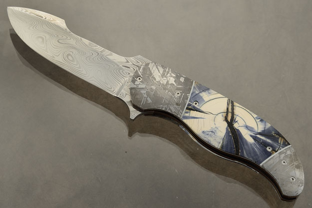 LL-AA Swayback Flipper with Meteorite and Mammoth Ivory (IKBS)