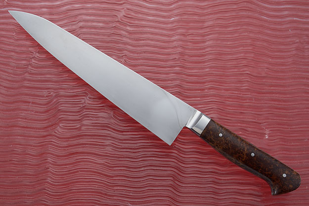 Chef Knife (Gyuto) with Redwood Burl (9-3/4 in.)
