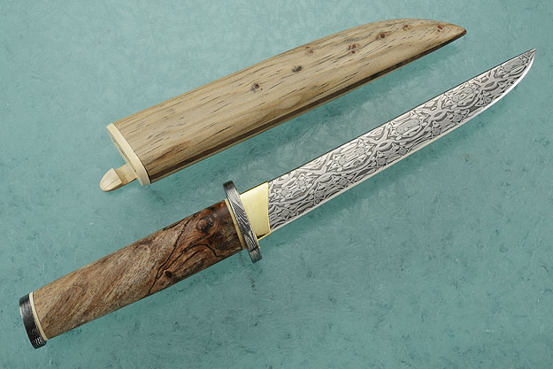 Spalted Maple Tanto