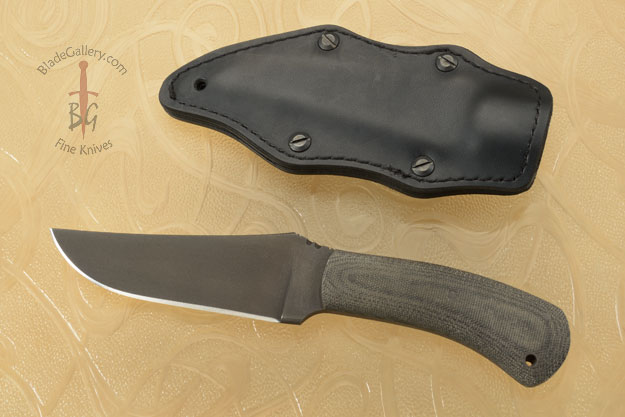 Belt Knife with Black Micarta