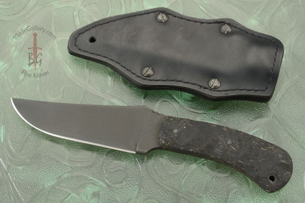 Belt Knife with Sculpted Rubber