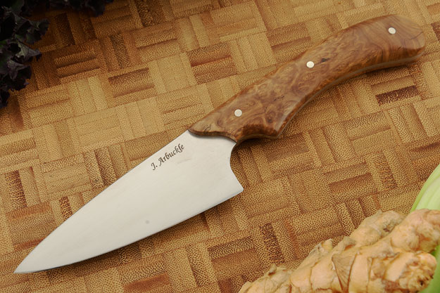 Chef's Knife (4 in) with Mallee Burl