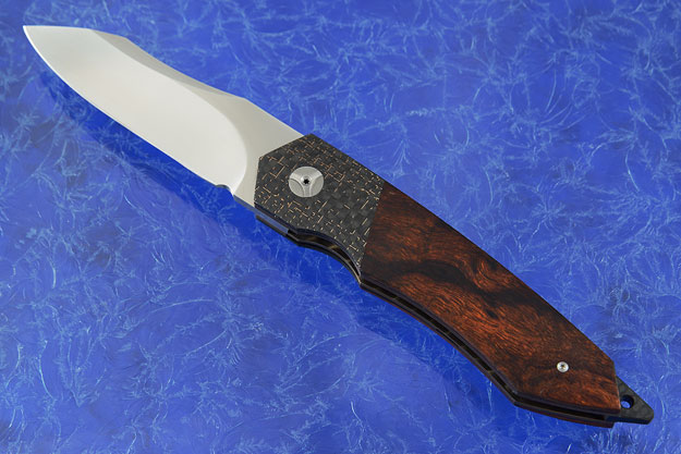 Tactical Front Flipper with Ironwood, Lightning Strike Carbon Fiber, and MoonGlow II (IKBS)