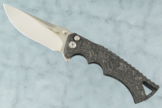 Tighe Fighter with Marbled Carbon Fiber and Stellite