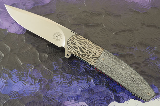 L28L Flipper with Silver Twill and Engraved Zirconium (IKBS)