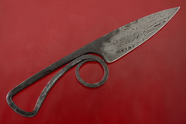 Damascus Blacksmith's Knife
