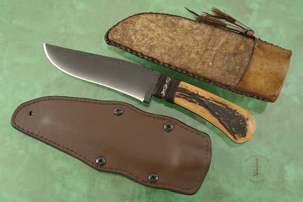 Field Knife with Elk Antler