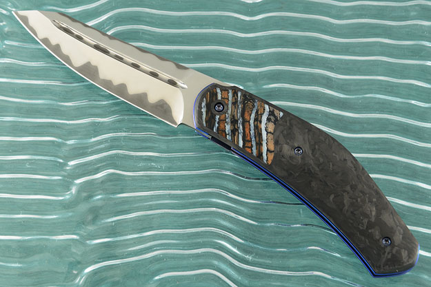 Draupner Interframe Front Flipper with Marbled Carbon Fiber and Mammoth Molar