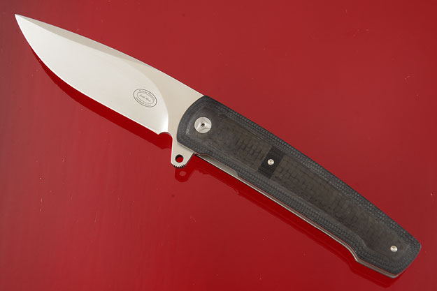 LL07 Interframe Flipper with Black G10 and Carbon Fiber (IKBS)