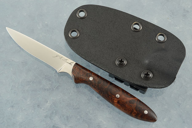 Forged EDC Utility with Rosewood Burl