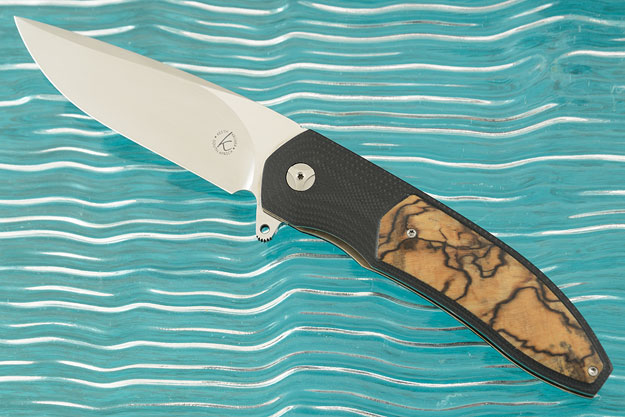 K4 Flipper with Black and Spalted Oak (IKBS)