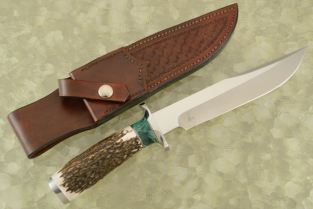Bowie with Elk Antler and Emerald Maple