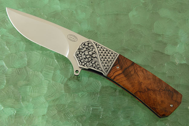 LL15 Flipper with Desert Ironwood and Engraved Bolsters (IKBS)