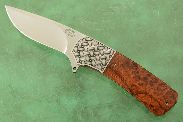 LL15 Flipper with Desert Ironwood and Engraved Bolsters (IKBS)