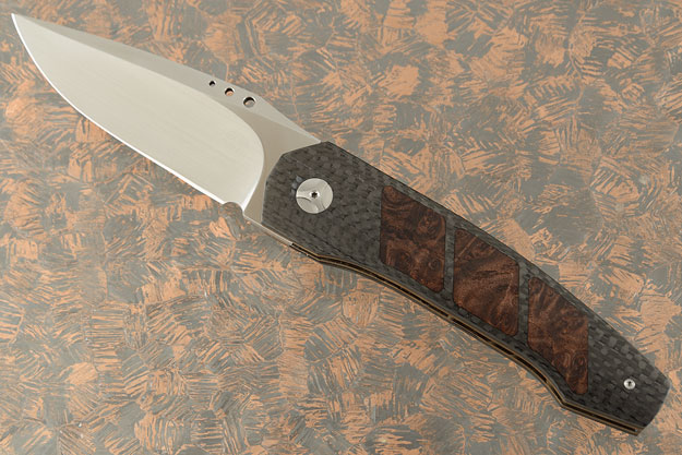 Grizzly Tactical Interframe Front Flipper with Carbon Fiber and Oregon Maple Burl (IKBS)