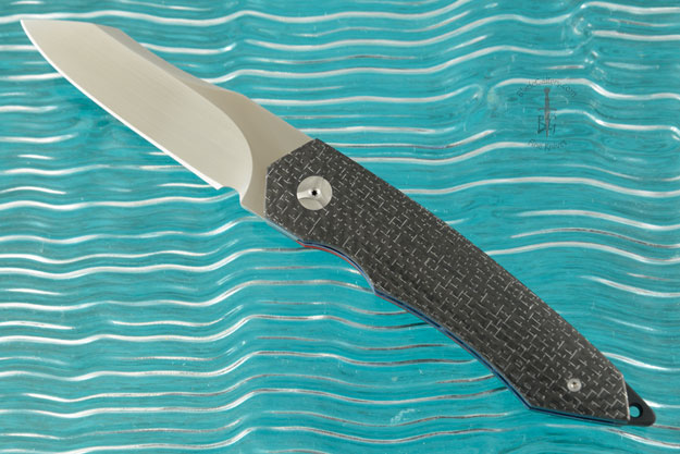 Tactical Front Flipper with Silver Strike Carbon Fiber and MoonGlow II (IKBS)