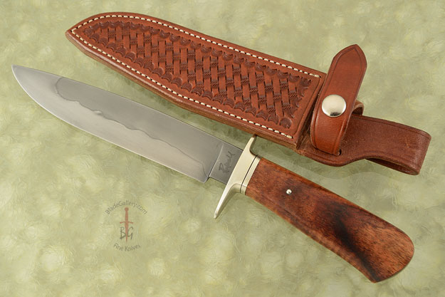 Bitterroot Personal Hamon Bowie with Curly Koa
