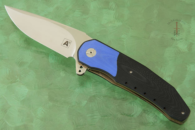 A3 Interframe Flipper with Black G10 and Blue G10 (Double Row IKBS)