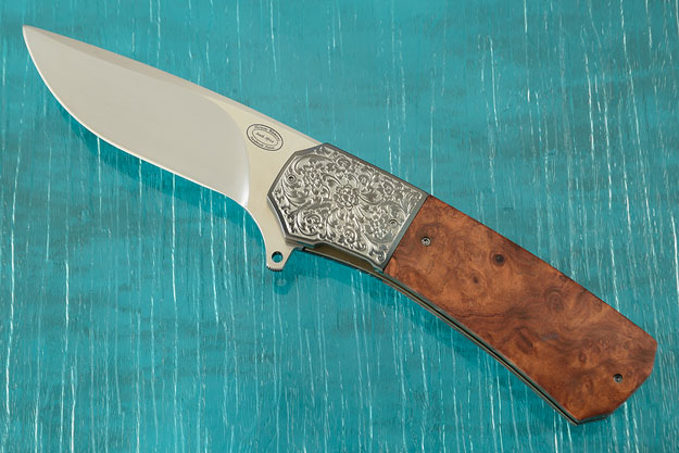 LL15 Flipper with Desert Ironwood and Engraved Zirconium Bolsters (IKBS)