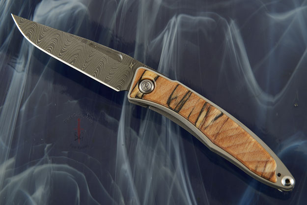 Mnandi with Spalted Beech and Laddered Damascus