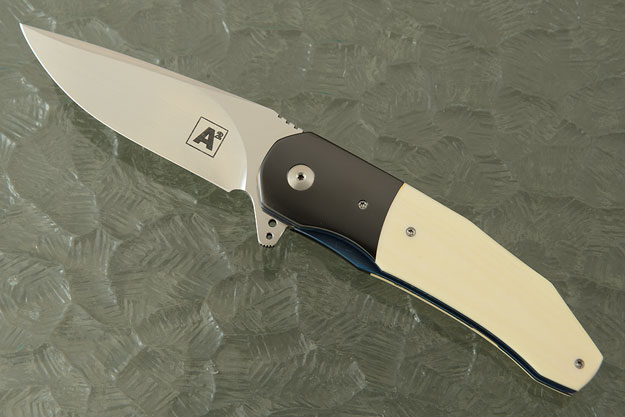 A5 Classic Flipper with Antique Westinghouse Micarta (Ceramic IKBS)