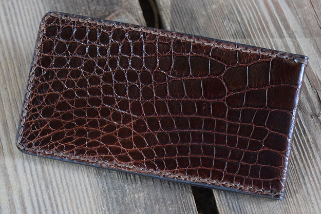Folding Knife Pouch - Alligator Leather