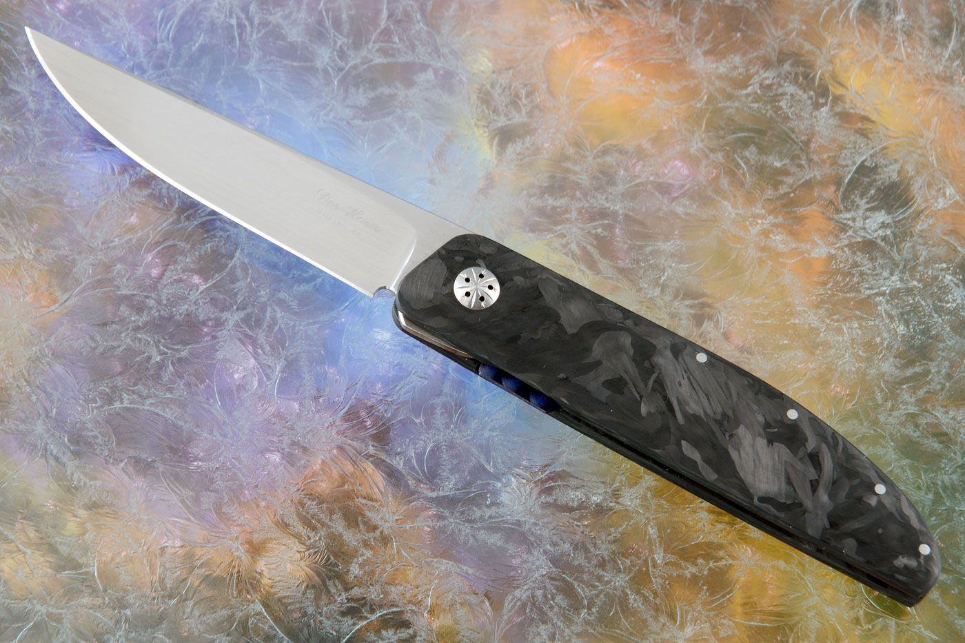 Model 450 Ultra-Light Front Flipper with Nitrobe 77 and Marbled Carbon Fiber
