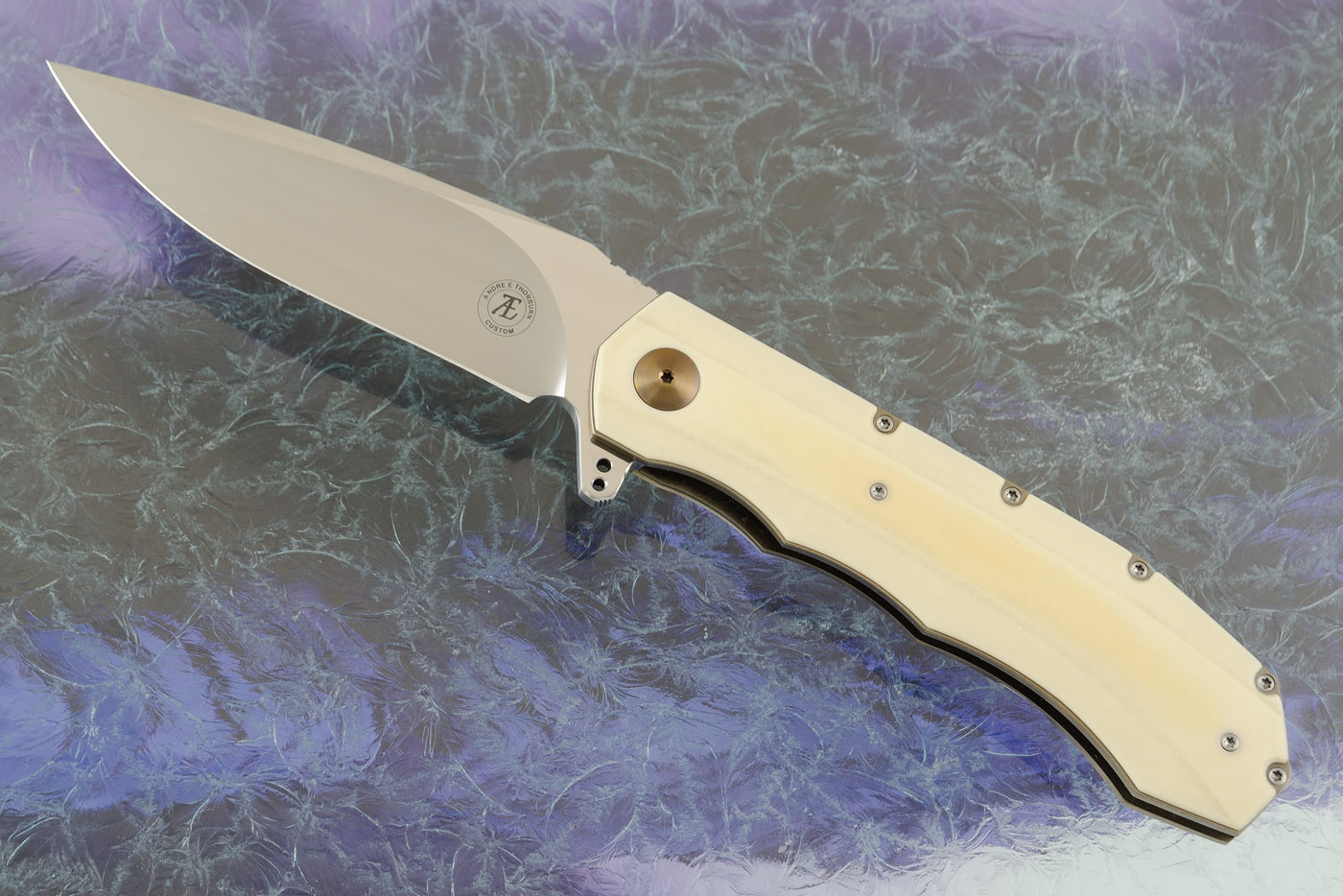 L51 Compact Flipper with Antique Westinghouse Micarta (Ceramic IKBS)