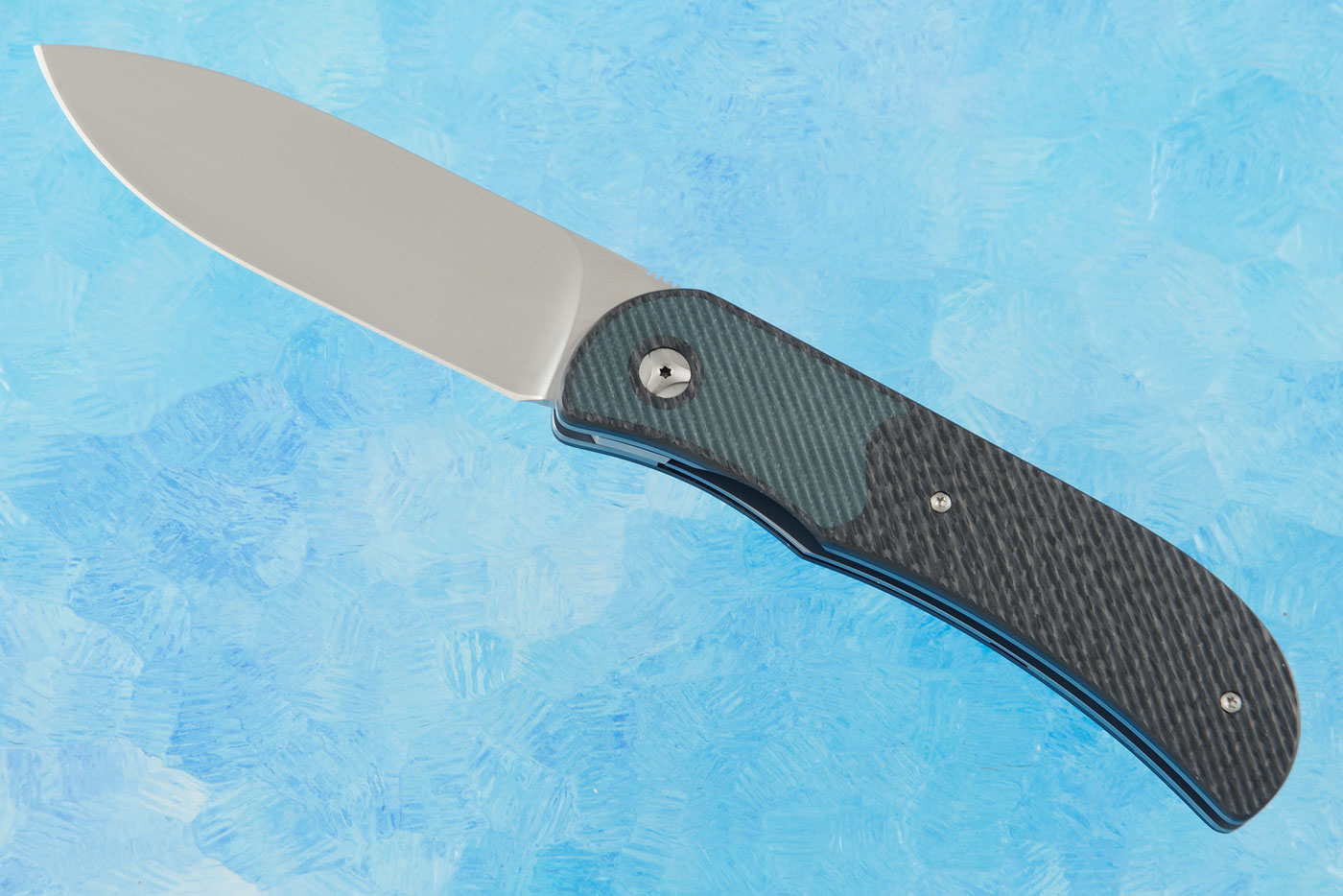 LEXK Plus Front Flipper with Carbon Fiber and Green G10 (Ceramic IKBS)